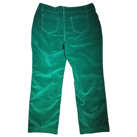 NWT Flamingo Corduroy Flared Leg High-Rise Two Button Stretch Pants 3XL 38X32 - Picture 5 of 7